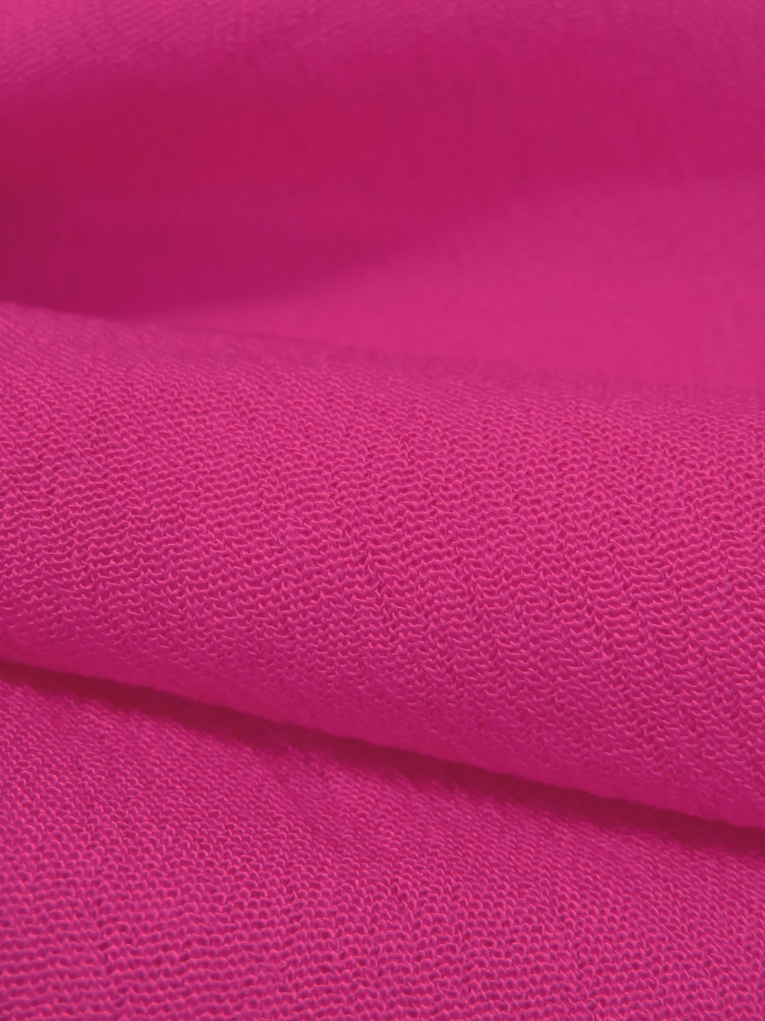 Vivid Telemagenta 100% Rayon Crinkle Challis 48W