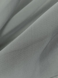 Dark Silver Silk/Rayon Two-Tone Chiffon 44W