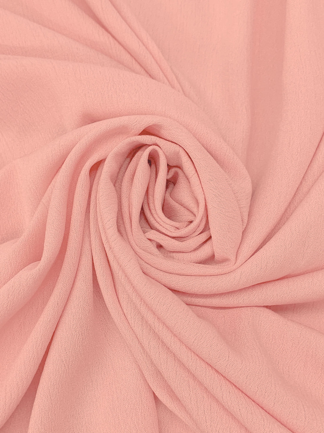 Melon Pink 100% Rayon Crinkle Challis 50W