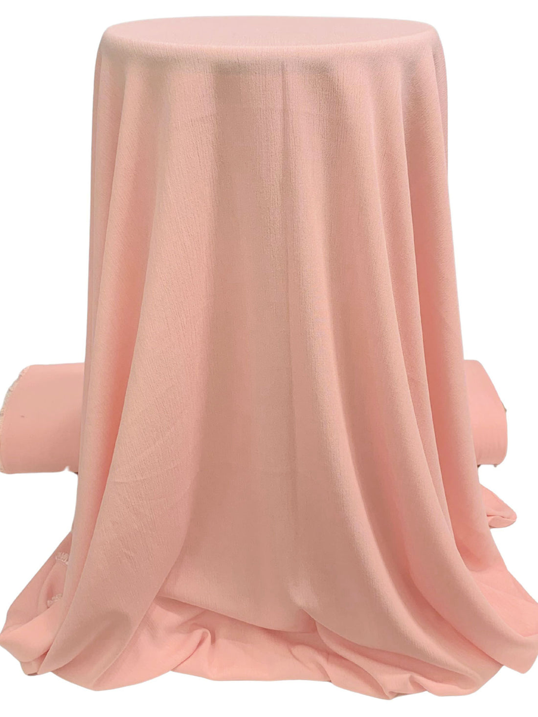 Melon Pink 100% Rayon Crinkle Challis 50W