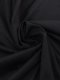 Coal Black Rayon/Nylon/Lycra Ponte Knit 44W