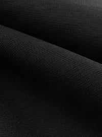 Coal Black Rayon/Nylon/Lycra Ponte Knit 44W