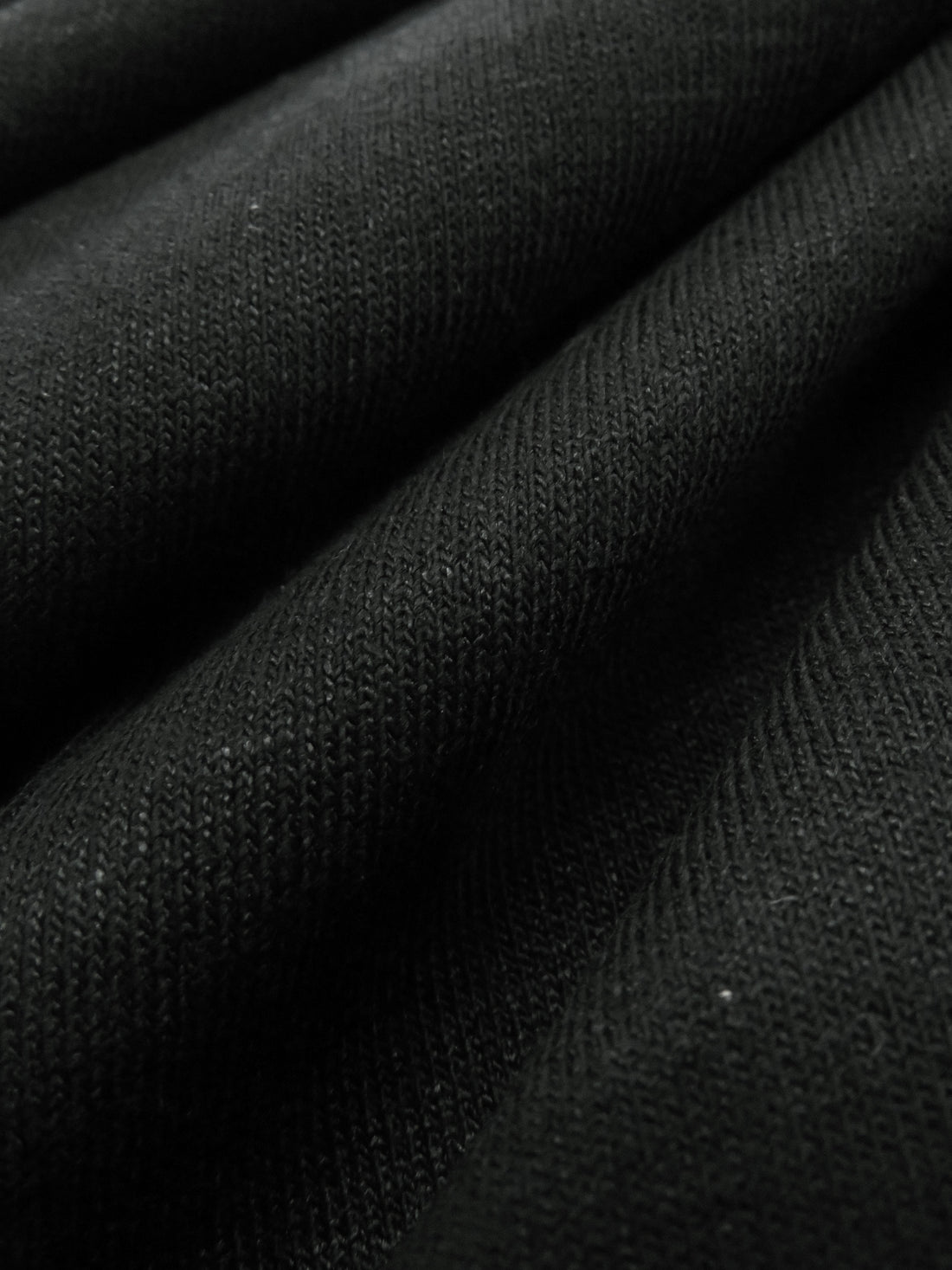 Obsidian Black Rayon/Lycra Jersey Knit 62W