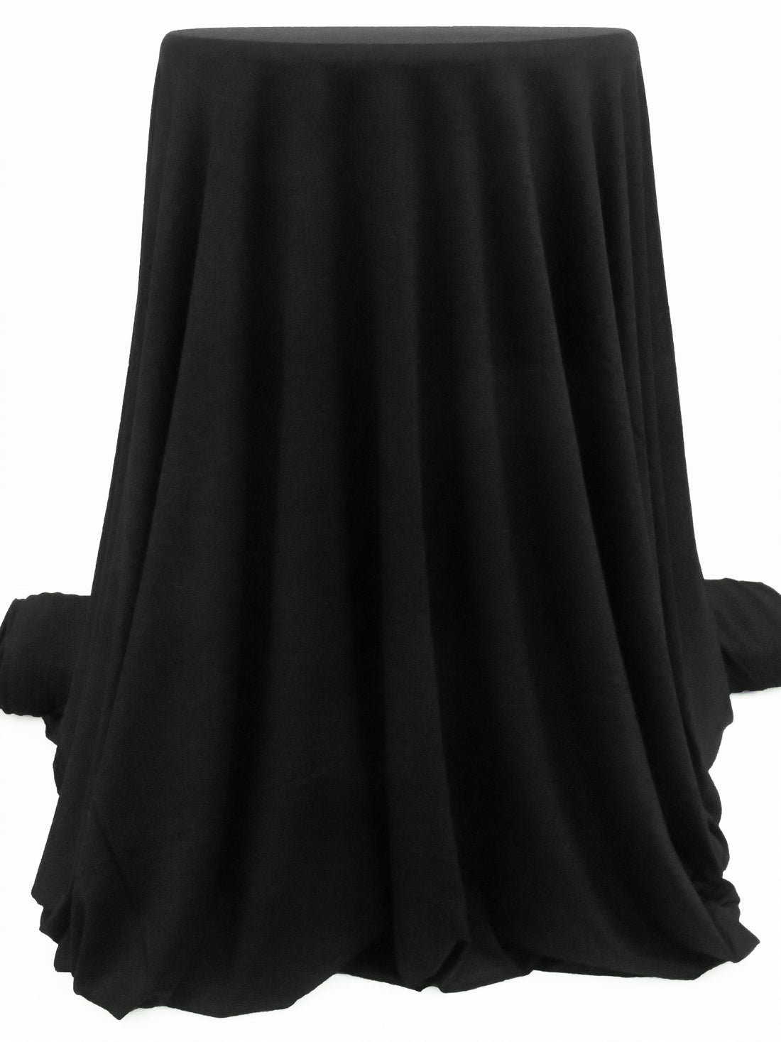 Obsidian Black Rayon/Lycra Jersey Knit 62W