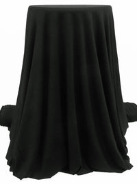Obsidian Black Rayon/Lycra Jersey Knit 62W