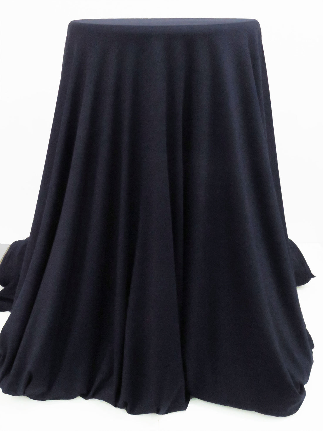Navy Blue Rayon/Lycra Jersey Knit 54W