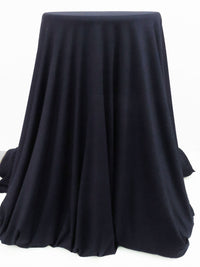 Navy Blue Rayon/Lycra Jersey Knit 54W