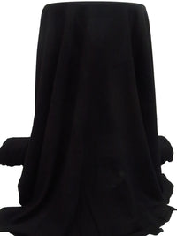 Pitch Black 100% Rayon Crinkle Challis 50W