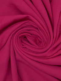 Raspberry 100% Rayon Crinkle Challis 50W