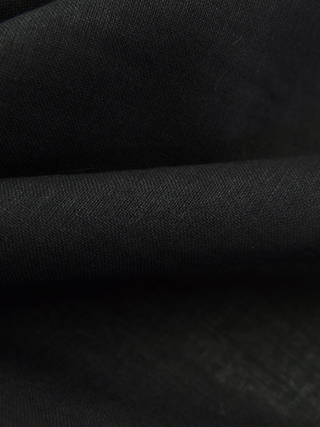 Black 100% Cotton Voile 56W