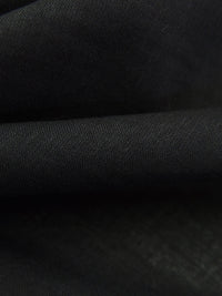 Black 100% Cotton Voile 56W