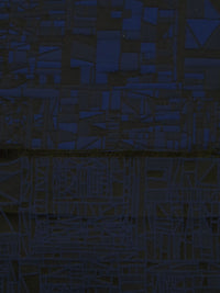 Dark Blue/Midnight Navy/Black 100% Polyester Geometric Mosaic Weave Jacquard - NY Designer - 54W