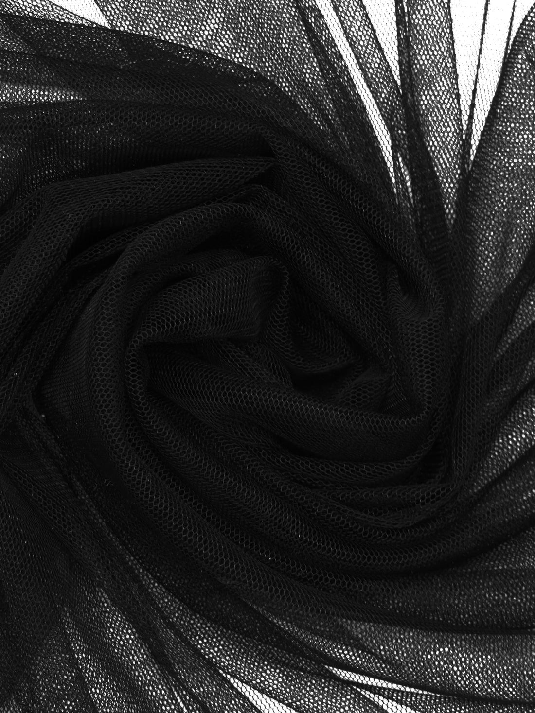 Black 100% Nylon Netting - NY Designer - 58W