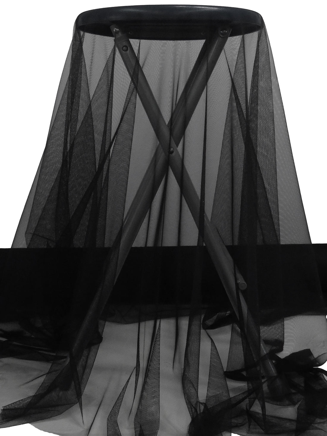 Black 100% Nylon Netting - NY Designer - 58W