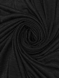 Black 100% Cotton Tissue Jersey Knit 56W
