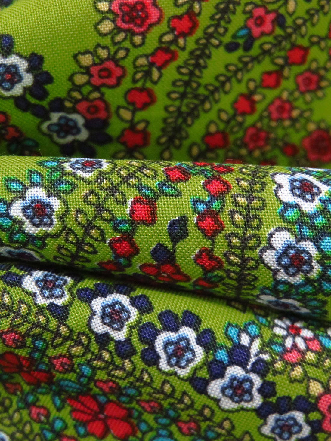 Dusty Limerick/Salmon/White/Multi 100% Rayon Floral Paisleys Print Challis - NY Designer - 43W