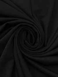 Onyx Black Polyester/Rayon/Lycra Ponte Knit 56W