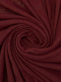 Dusty Bulgarian Rose Polyester/Rayon Slubbed Tissue Rib Knit 40W