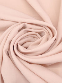 Pastel Salmon Pink 100% Polyester Crepe Blouse Weight Woven - Famous Dress Designer - 58W