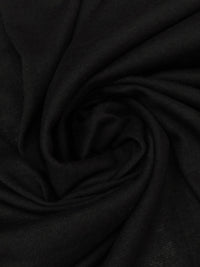 Crow Black Cotton/Polyester Sheer Sweater Knit 54W