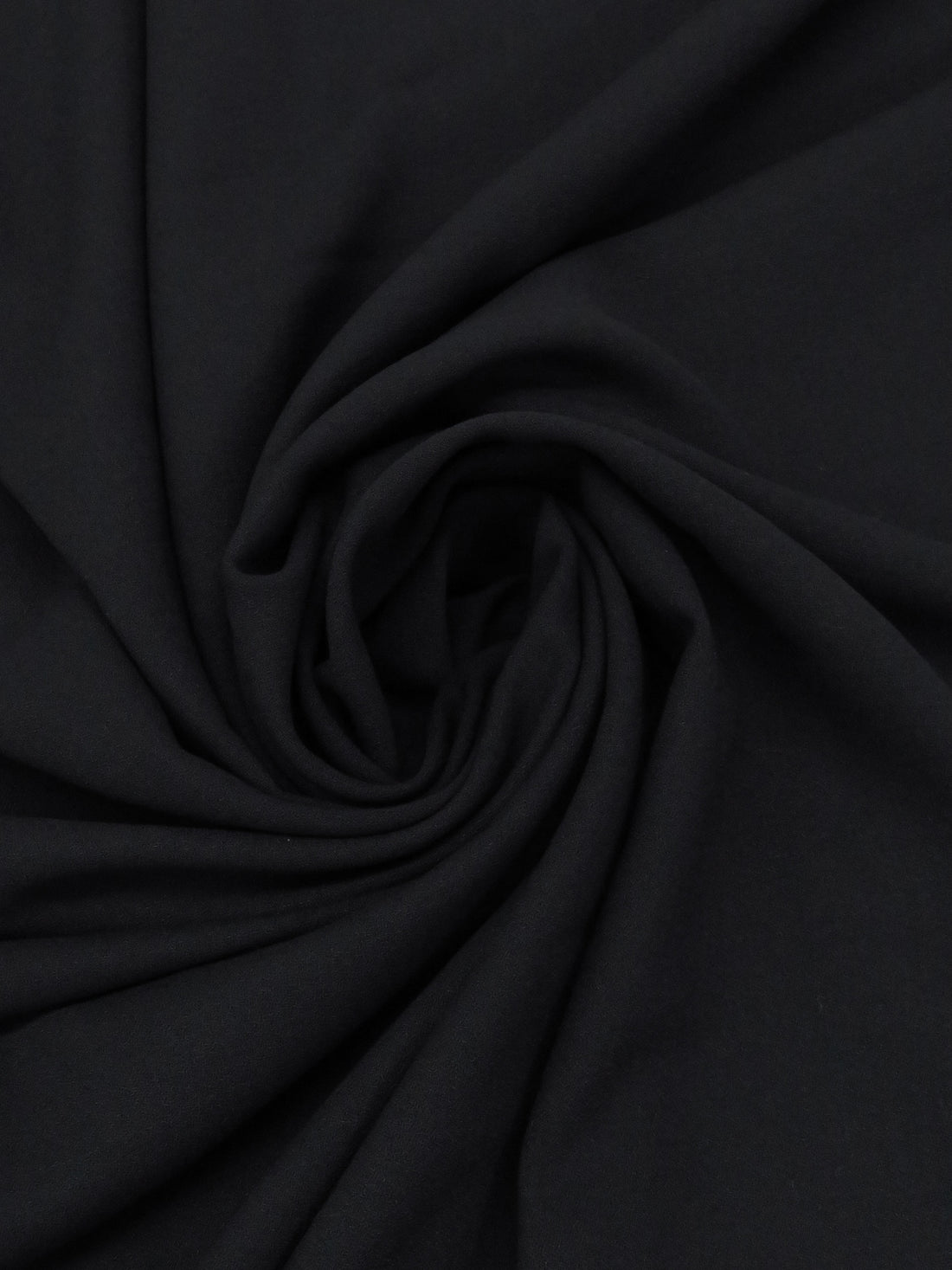Cauldron Black Wool/Polyester Crepe Light Weight Suiting 58W