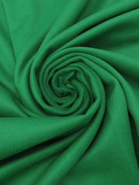Clover Green Wool/Polyester Twill Coating 58W