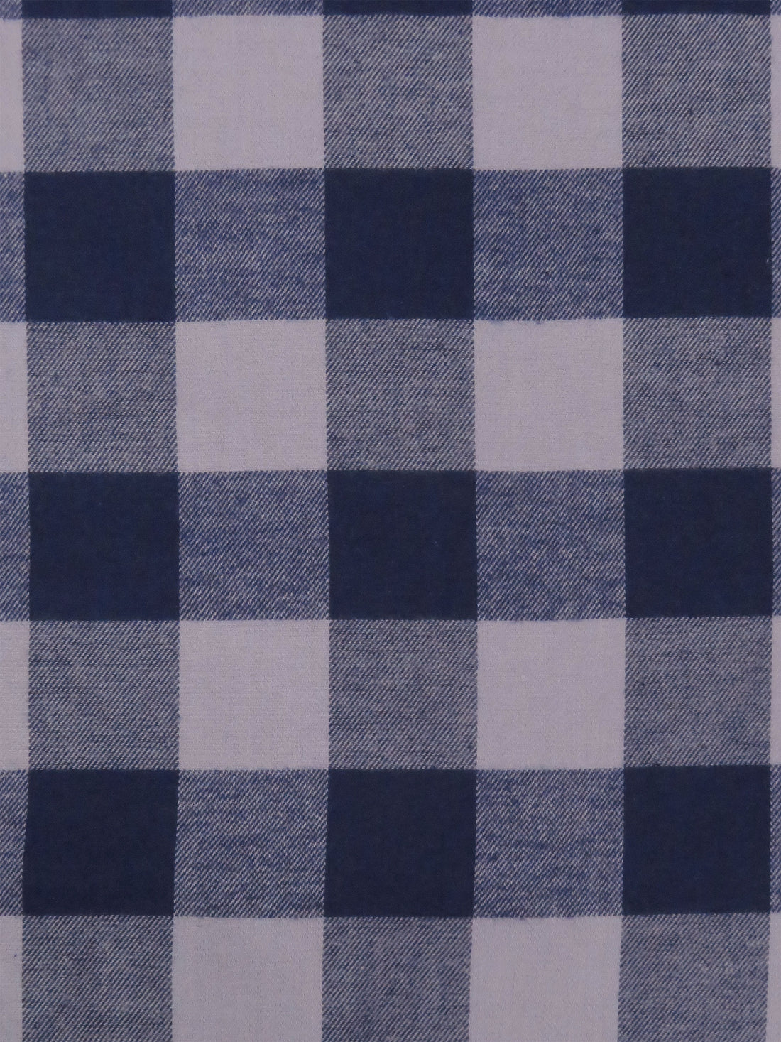 Navy/Purple Haze 100% Cotton Buffalo Plaid Flannel Shirting 60W