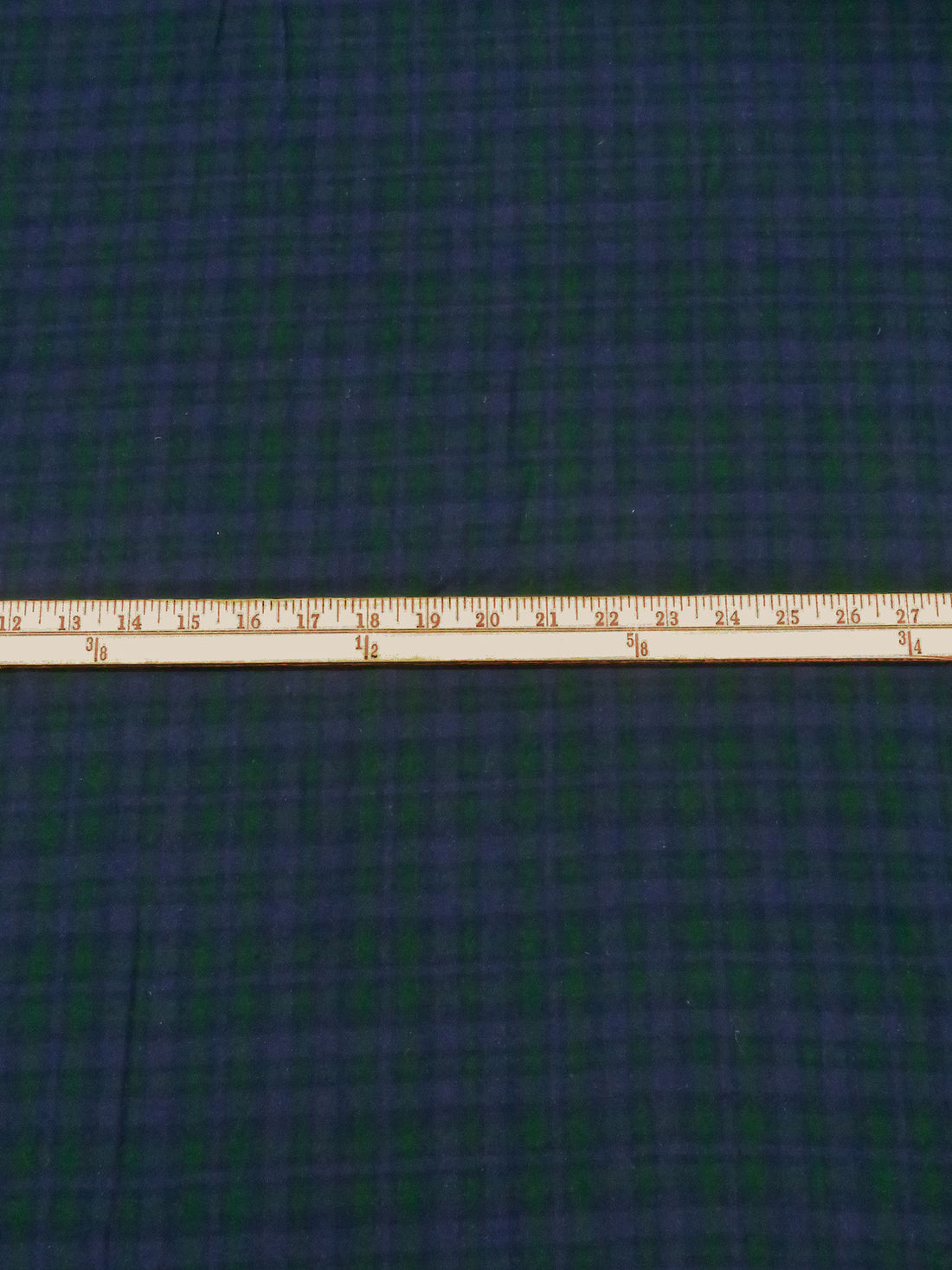 Kachi Iro Blue/Racing Green 100% Cotton Plaid Weave Flannel Shirting 62W