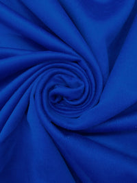 Cobalt Blue Polyester/Rayon Brushed Coating 56W
