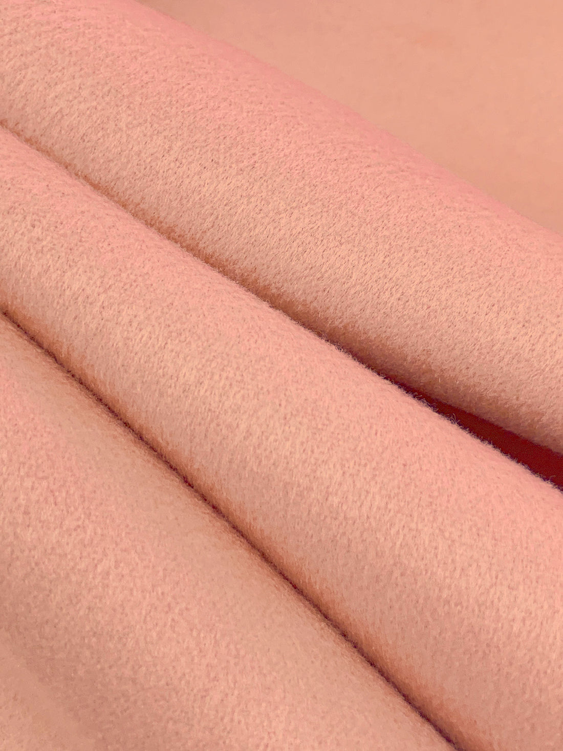 Peach Polyester/Rayon Brushed Coating 56W