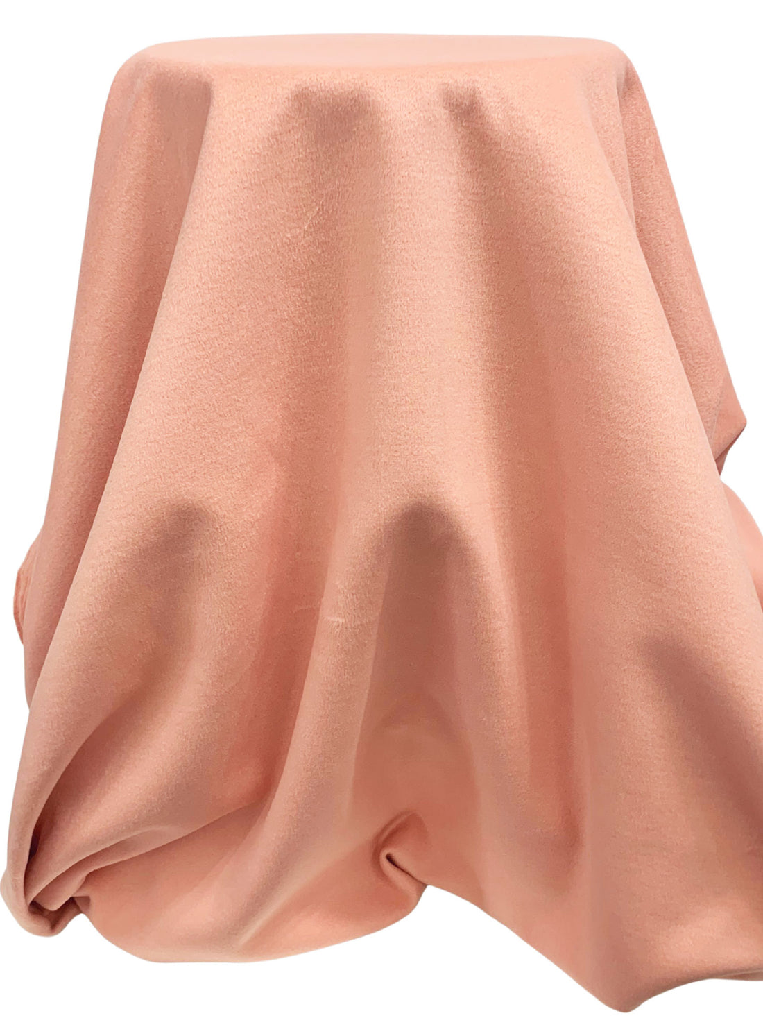 Peach Polyester/Rayon Brushed Coating 56W