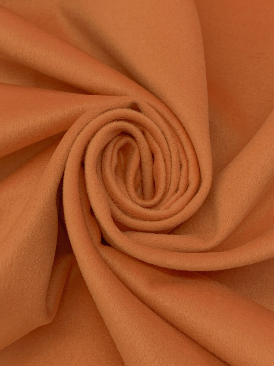Harvest Pumpkin Polyester/Rayon Brushed Coating 58W