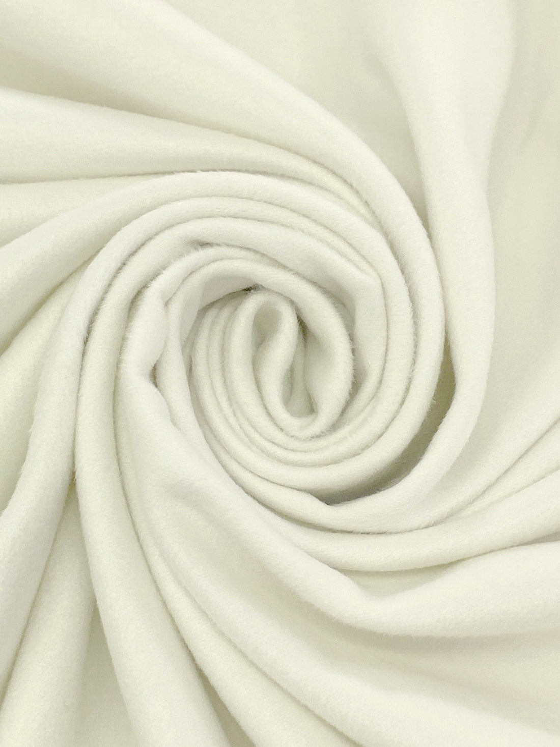 Ivory Polyester/Rayon Brushed Coating 56W