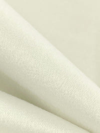 Ivory Polyester/Rayon Brushed Coating 56W