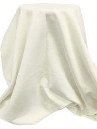 Ivory Polyester/Rayon Brushed Coating 56W