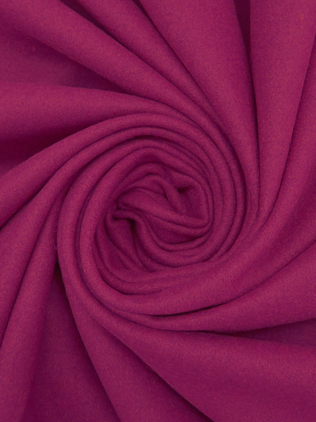 Dark Berry Polyester/Wool Melton Coating 60W