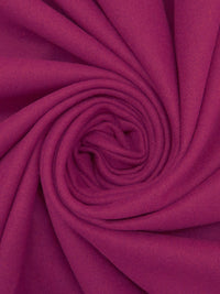 Dark Berry Polyester/Wool Melton Coating 60W