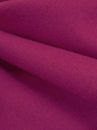 Dark Berry Polyester/Wool Melton Coating 60W