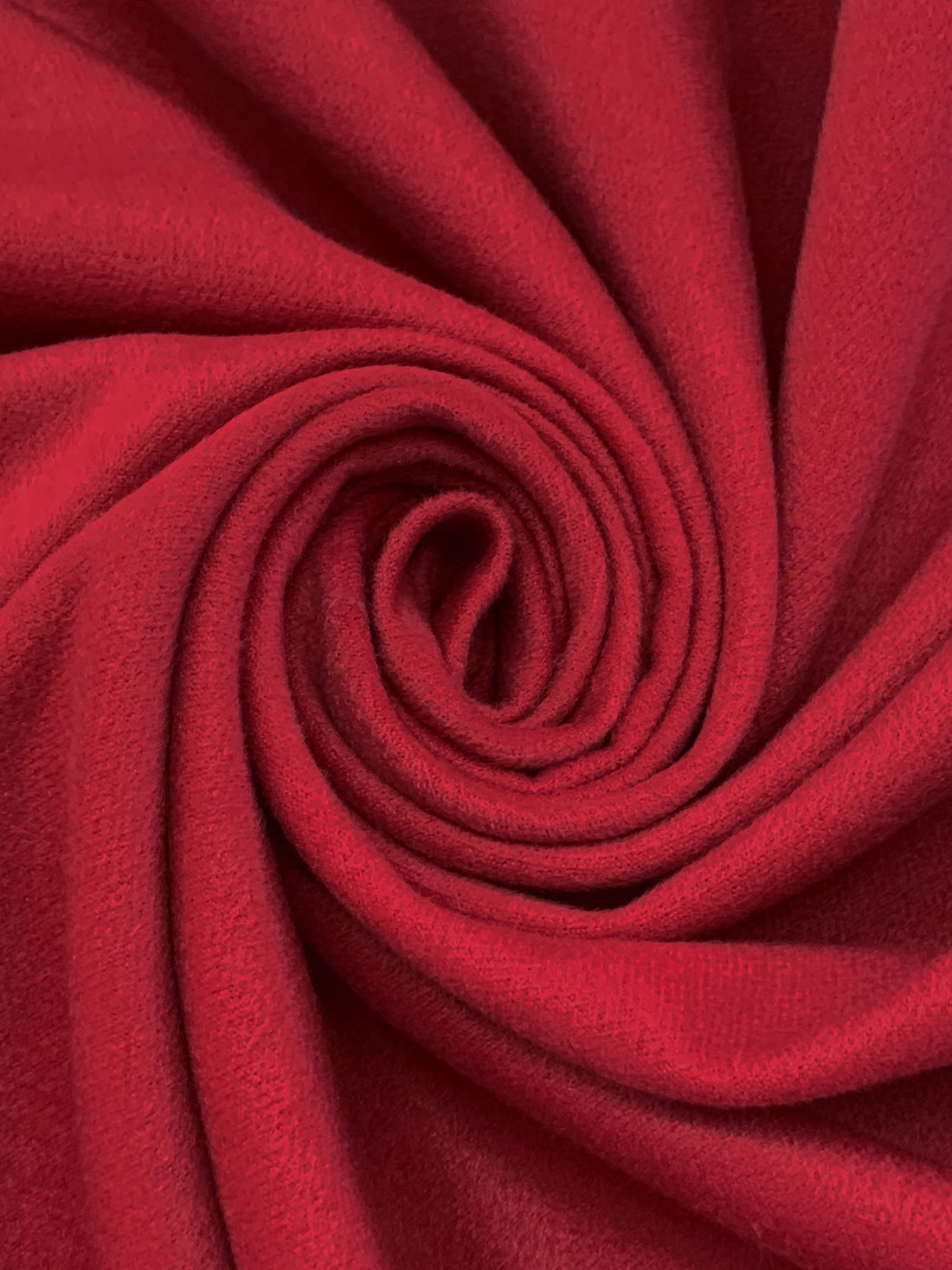 Cardinal Red Polyester/Rayon Brushed Coating 58W