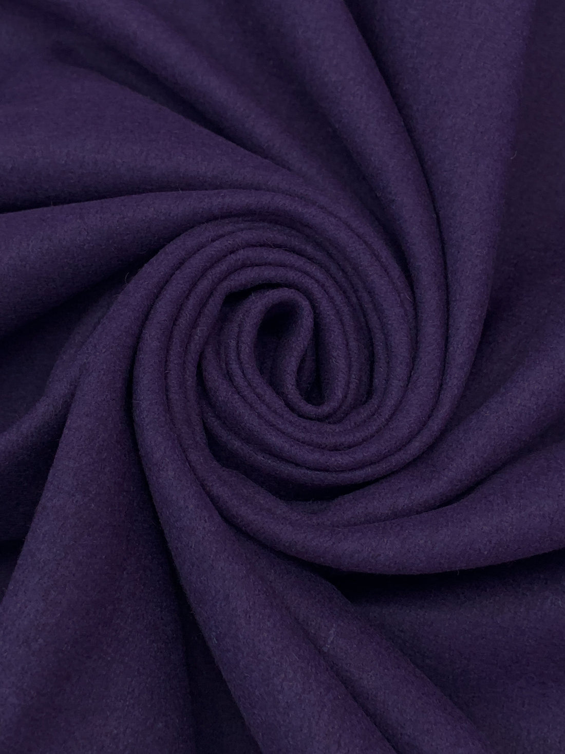Purple Polyester/Wool Melton Coating 60W