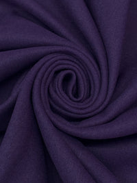 Purple Polyester/Wool Melton Coating 60W