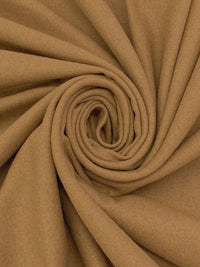 Medium Tan Polyester/Wool Melton Coating 58W
