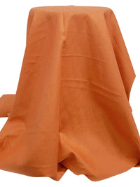Deep Spice Orange 100% Linen Mid-Weight Woven 58W