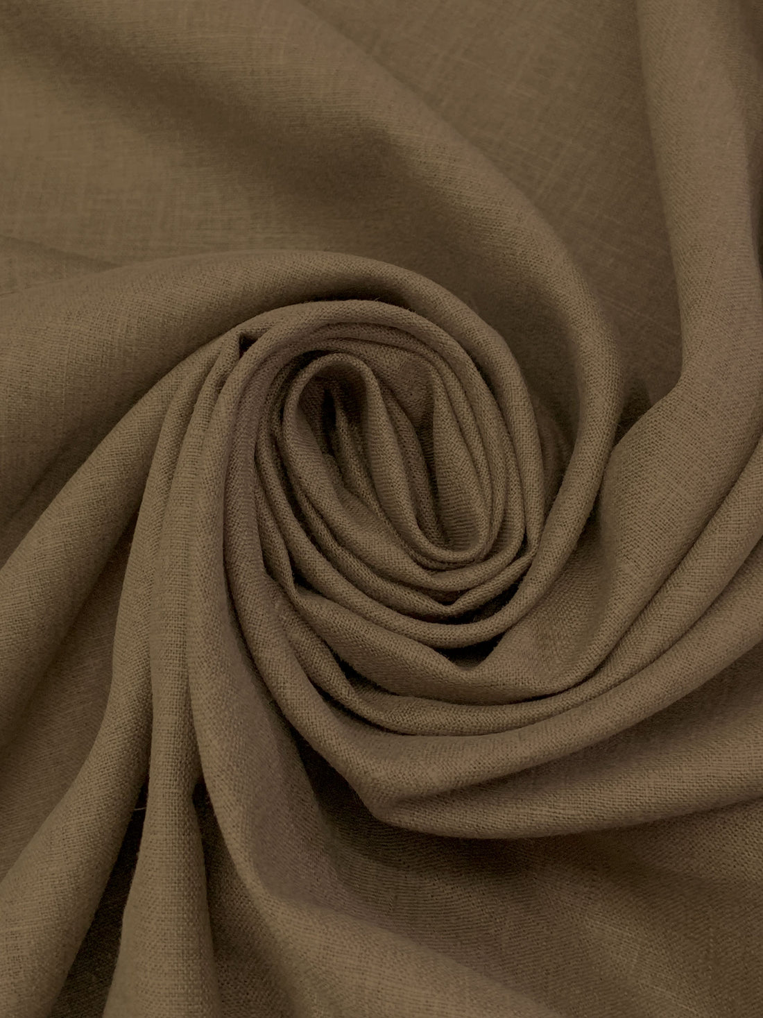 Raw Umber 100% Linen Midweight Woven 58W