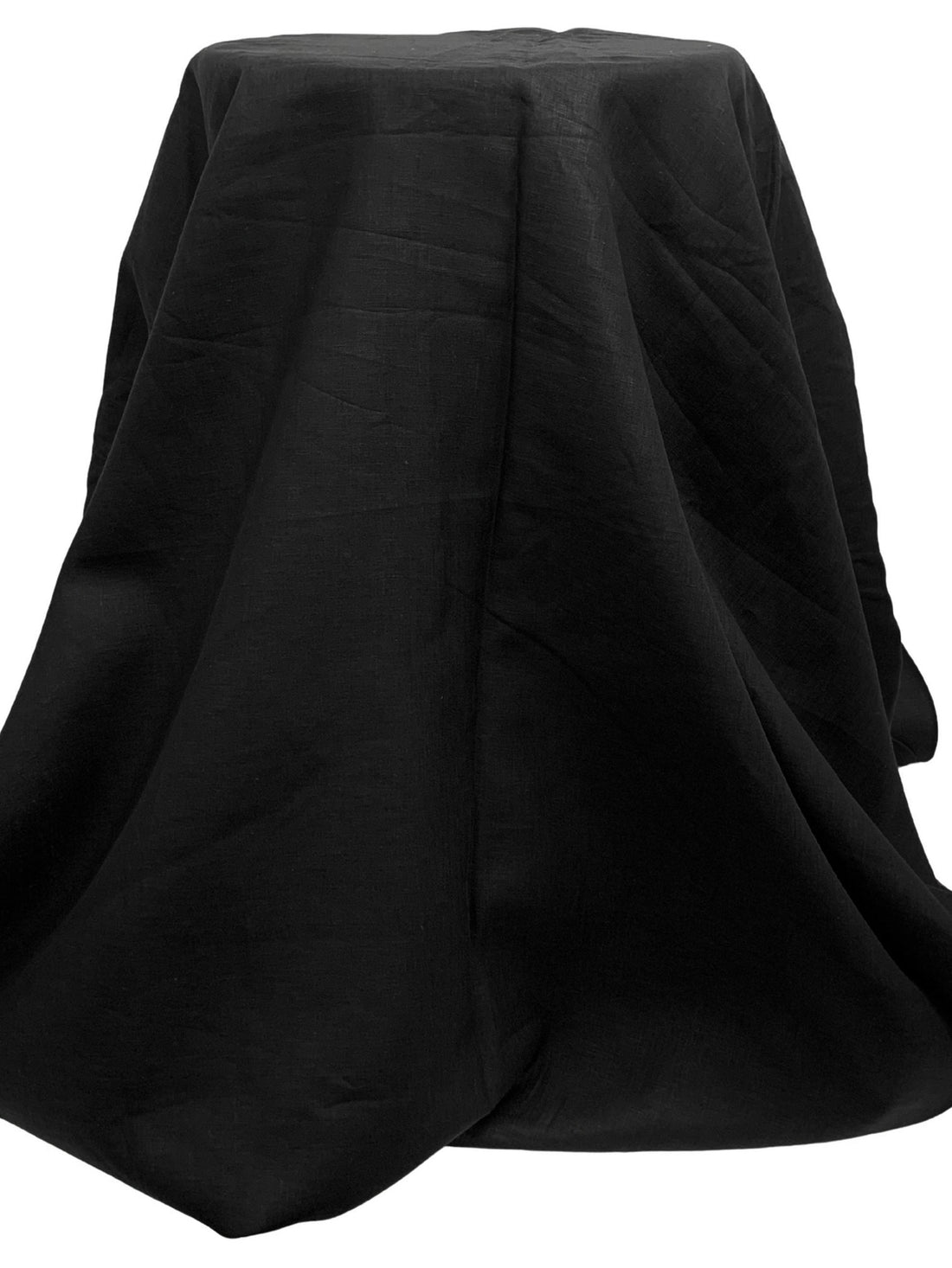 Black 100% Linen Shirt Weight Woven 56W