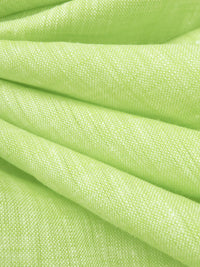 Lime/White 100% Linen Light-Weight Yarn-Dyed Chambray Linen 58W