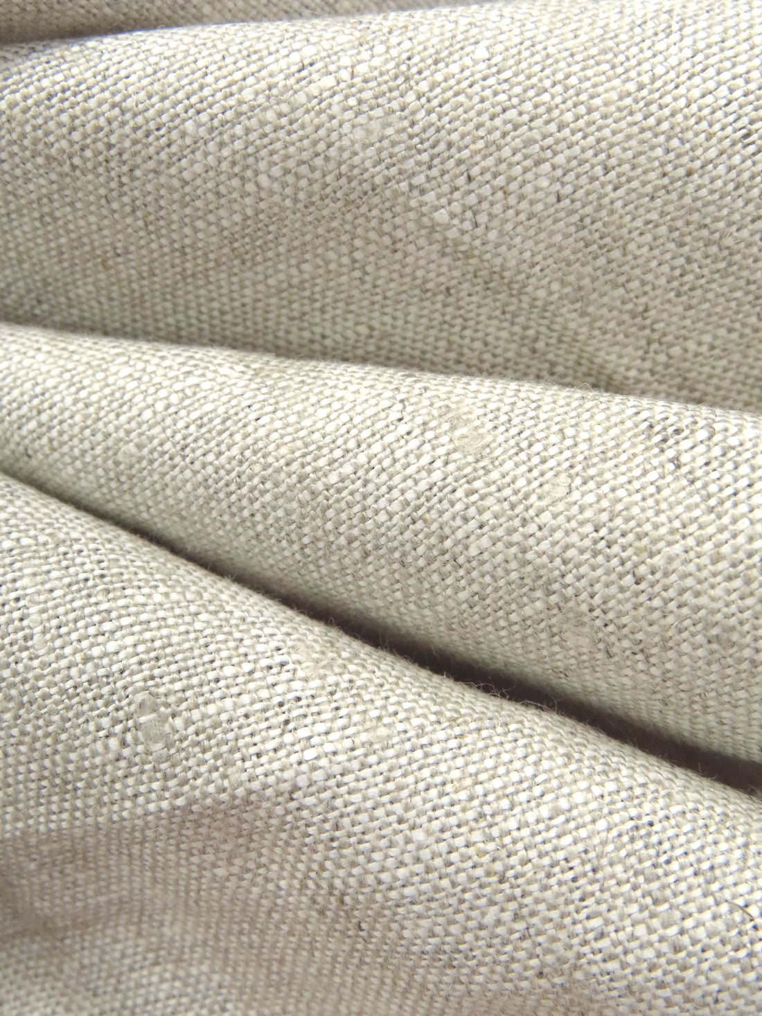 Grullo/White 100% Linen Midweight Woven 58W