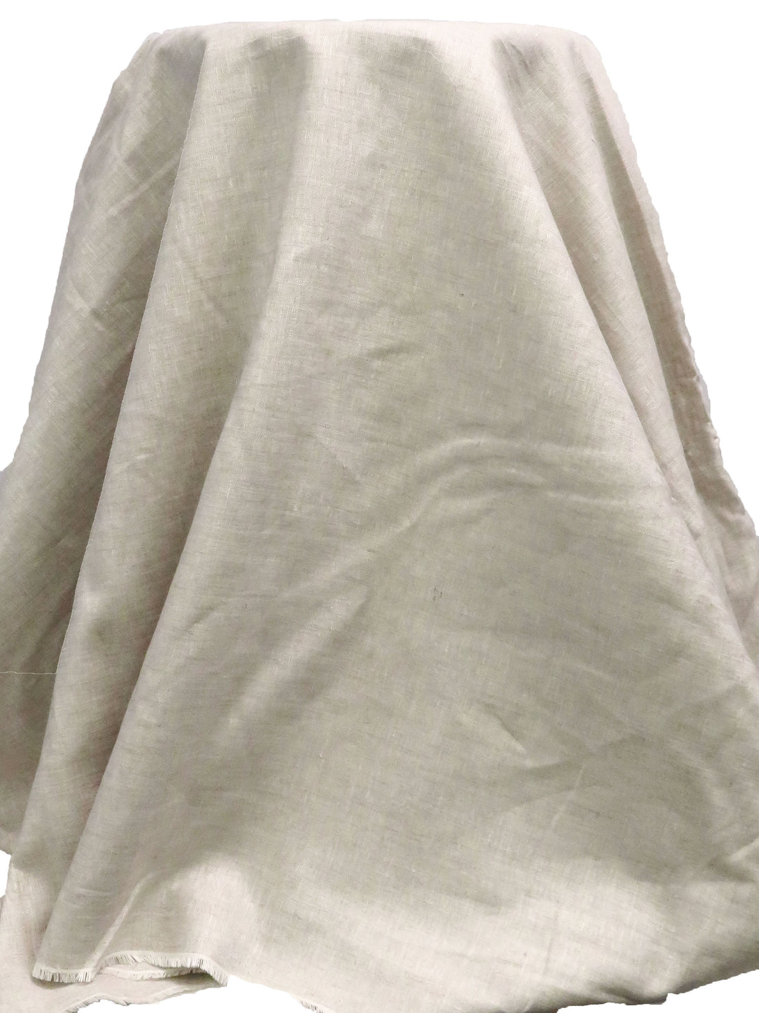 Grullo/White 100% Linen Midweight Woven 58W