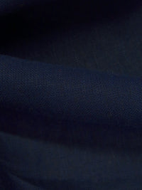 Midnight Blue 100% Linen Midweight Woven 58W
