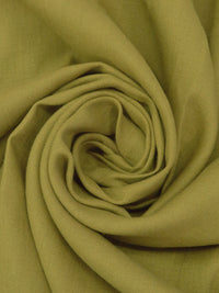 Muted Olive Green 100% Linen Midweight Woven 58W